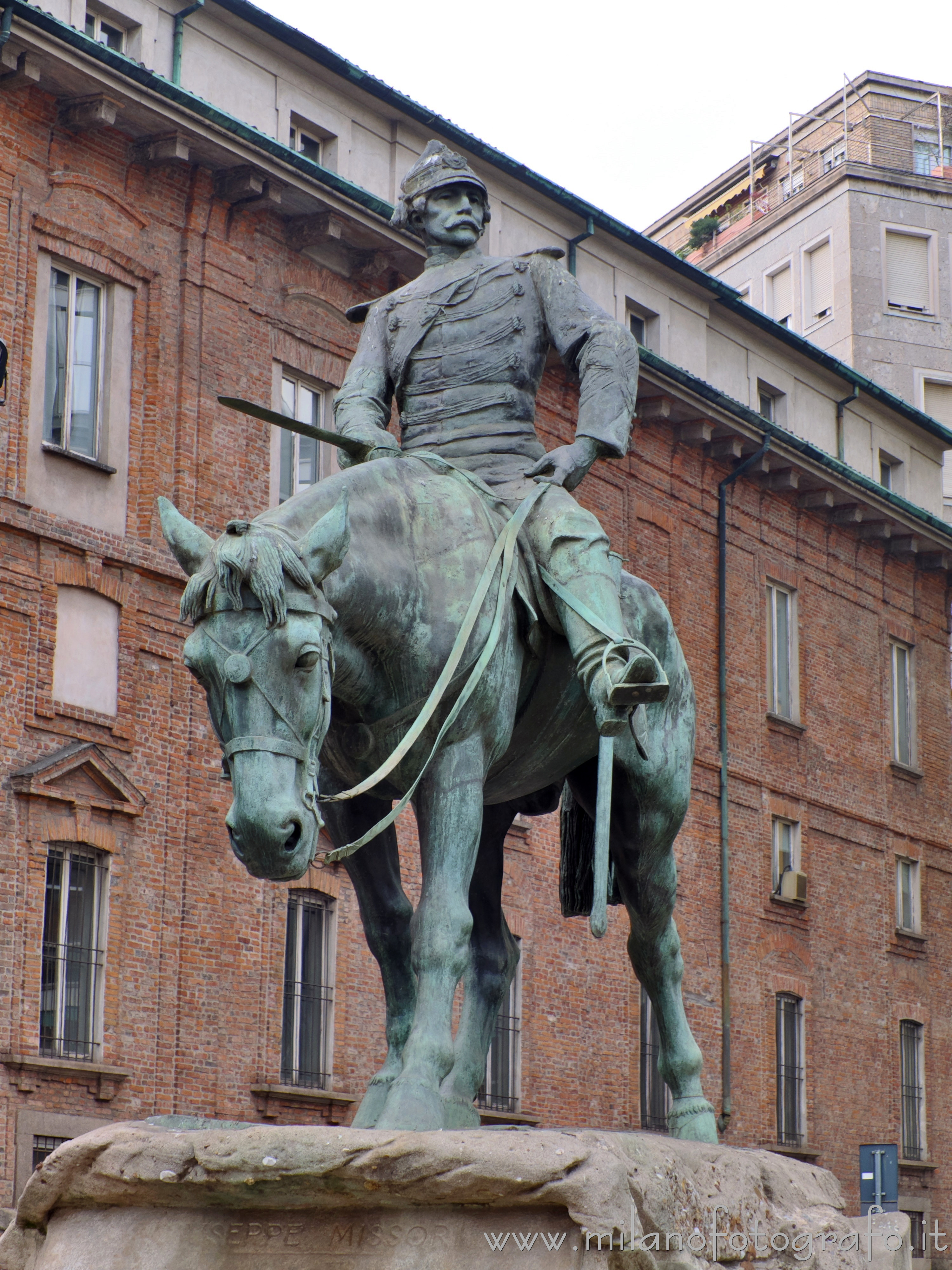 Milan (Italy) - Monument to Colonel Giuseppe Missori